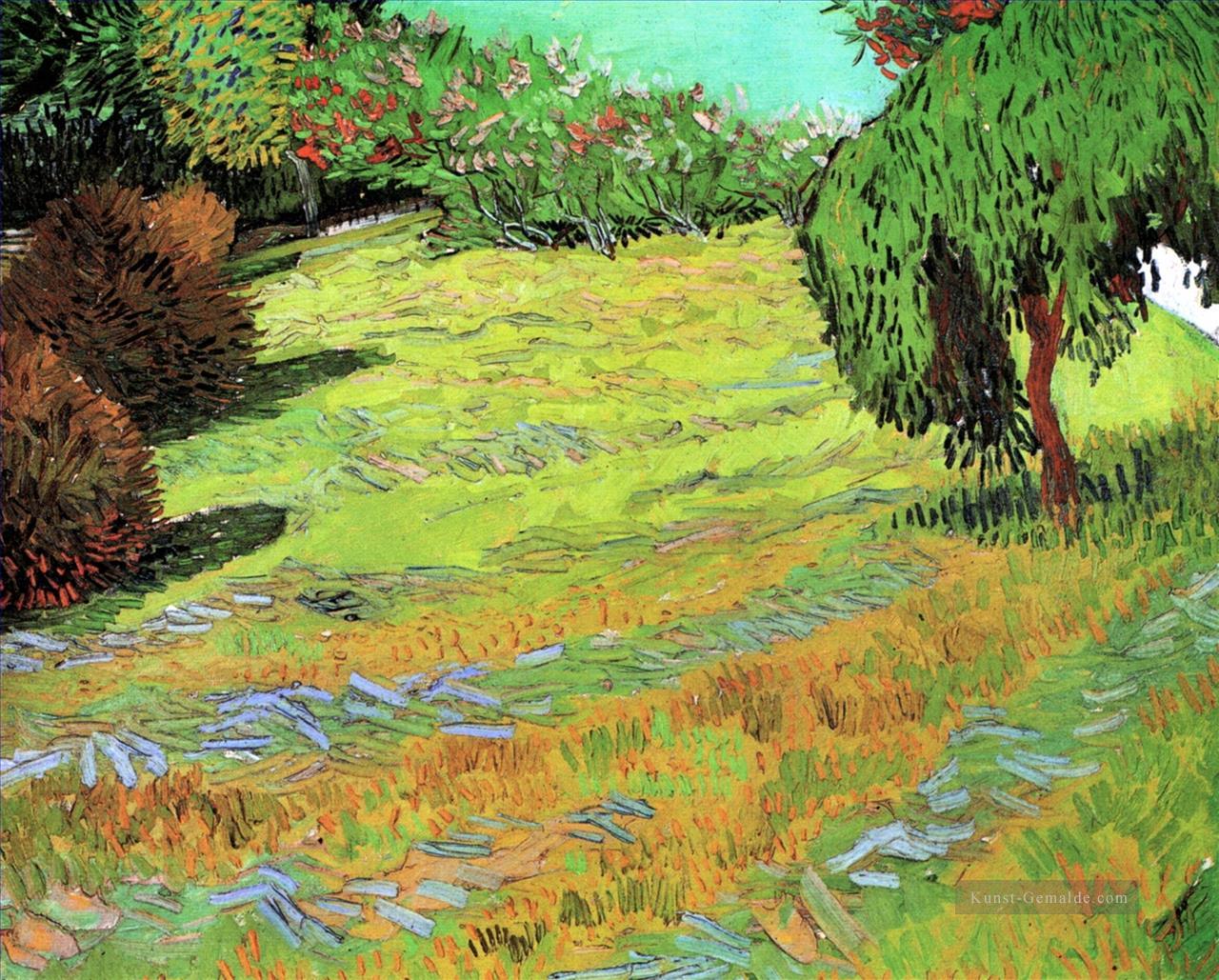 Sunny Rasen in einem allgemeinen Park Vincent van Gogh Ölgemälde